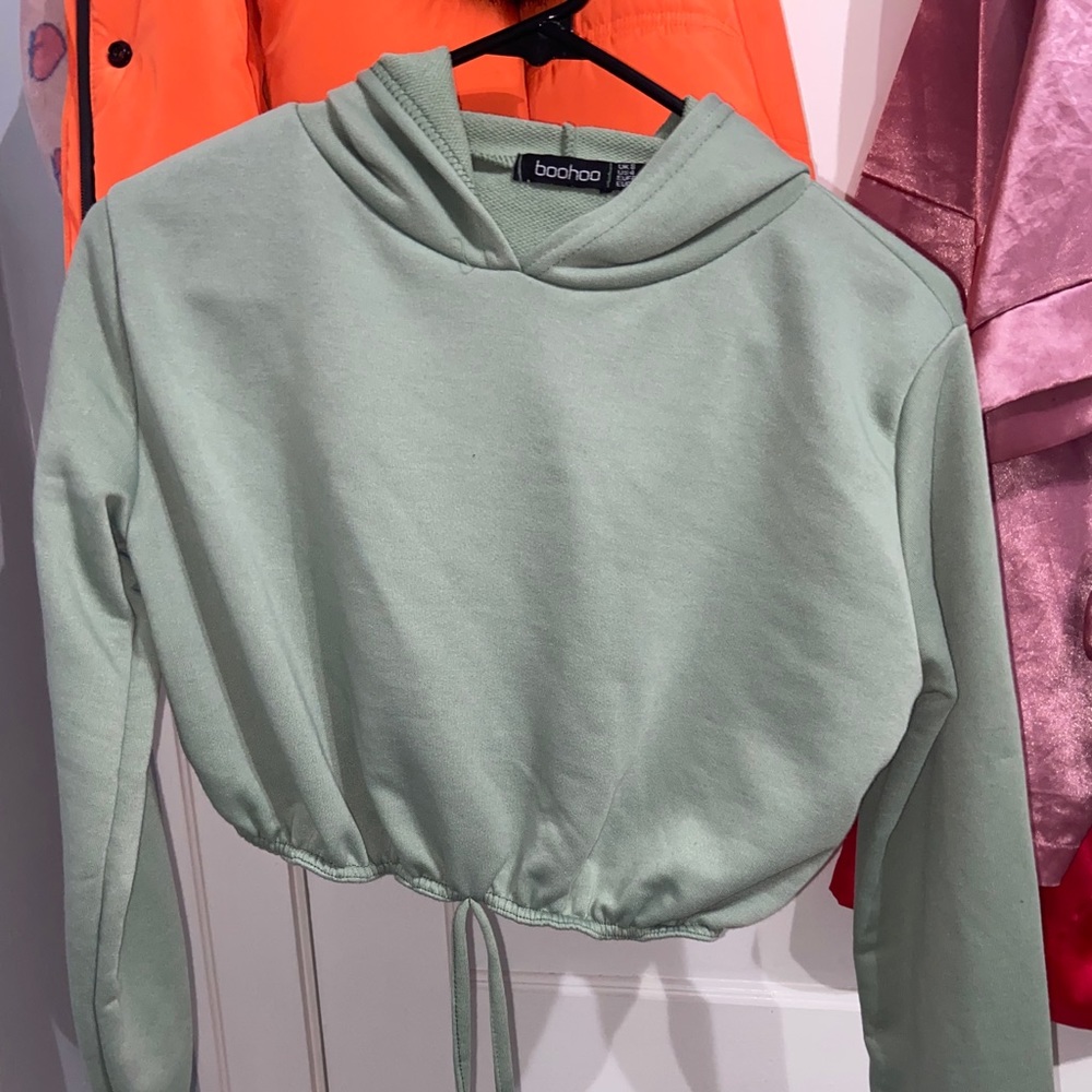 Crop top hoodie